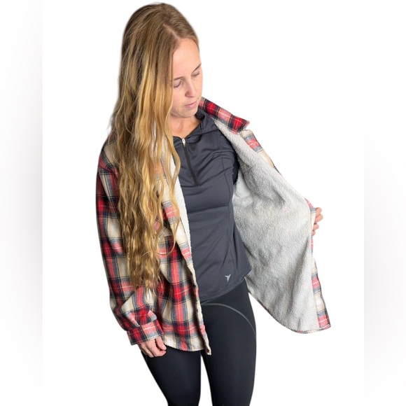 HYFVE Red and Black Plaid Jacket - Picture 3 of 8